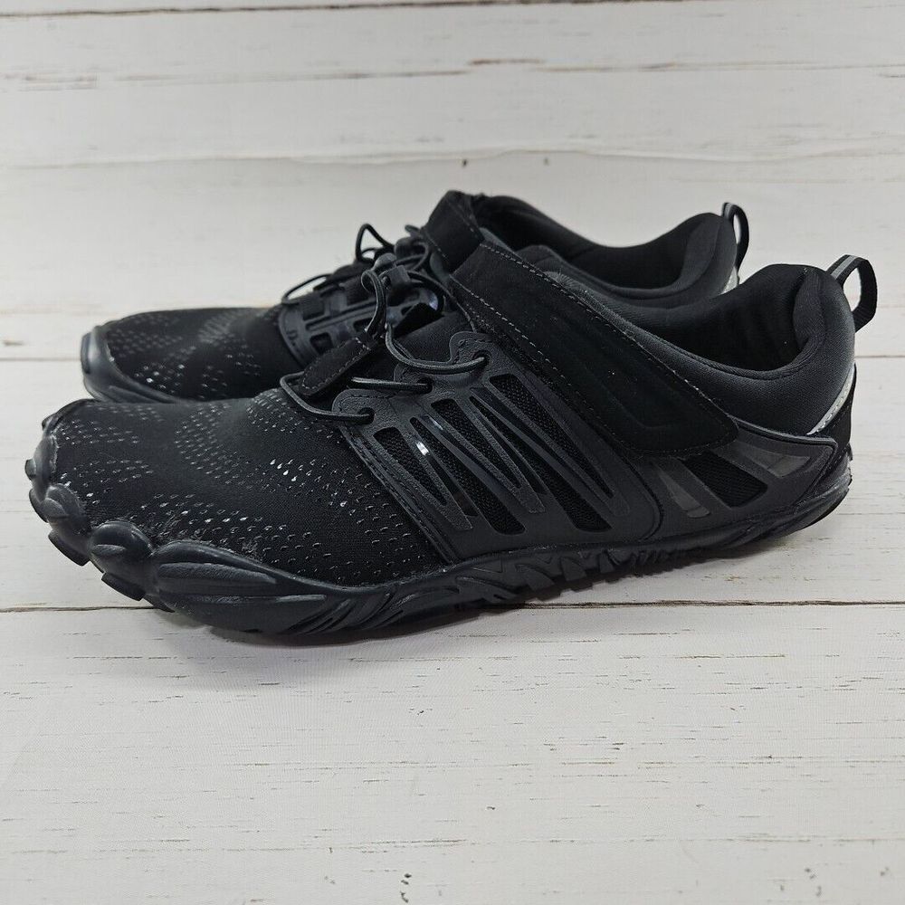 Whitin Minimalist Trail Runner Mens 9 42 Black Wide Toe Box Barefoot Inspired